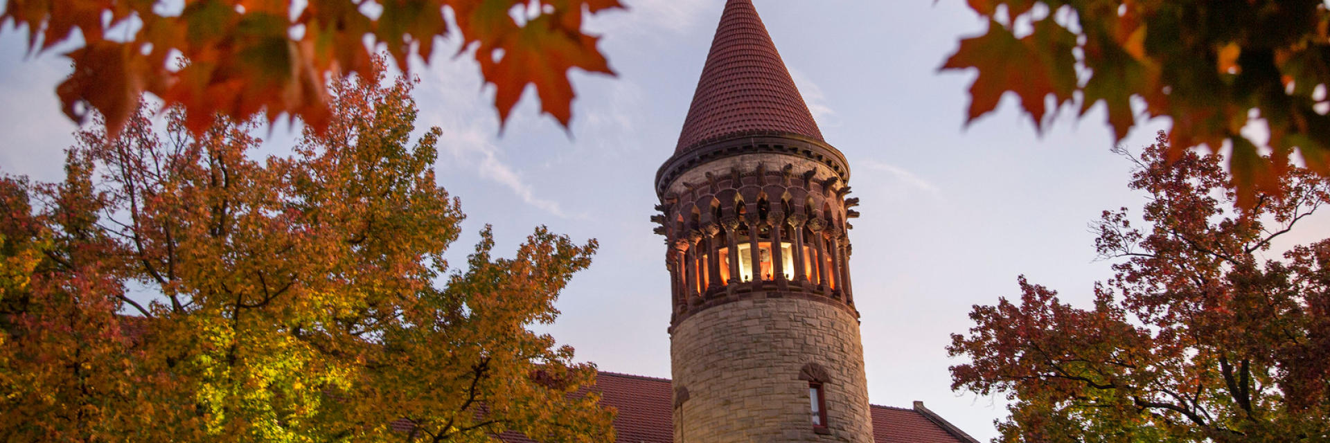 Orton Hall in the Fall